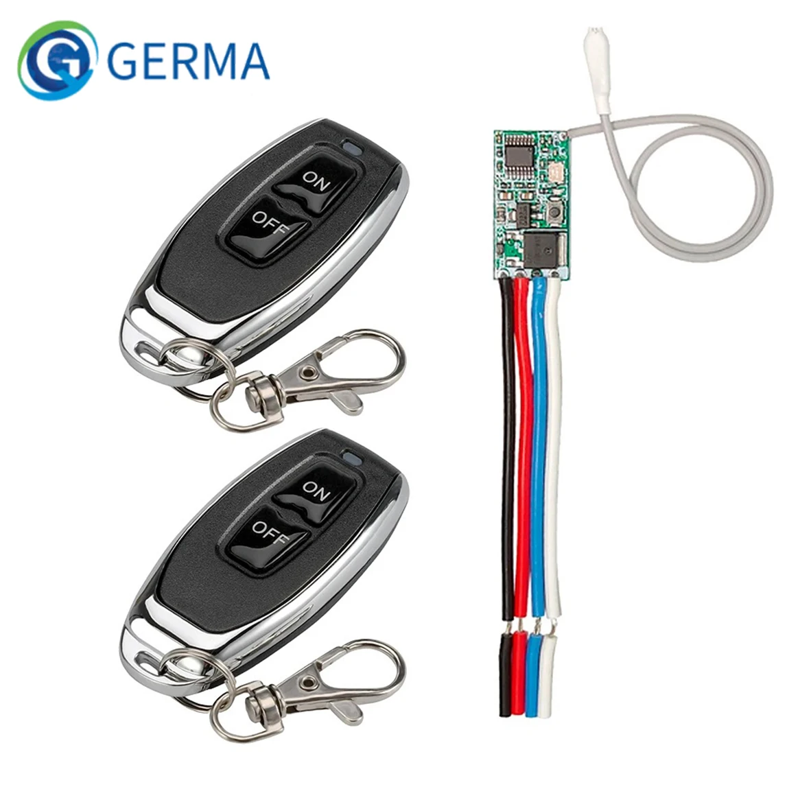 GERMA 433mhz DC 12V 3.6V 5V 9V 24V Mini Relay Wireless RF Remote Control Switch LED Lamp Controller Micro Receiver Transmitter