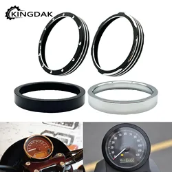 Motorcycle Speedometer Trim Bezel Trim Ring Aluminum Fit For Harley Sportster XL 883 1200 Dyna Street Bob Low Rider Road Glide