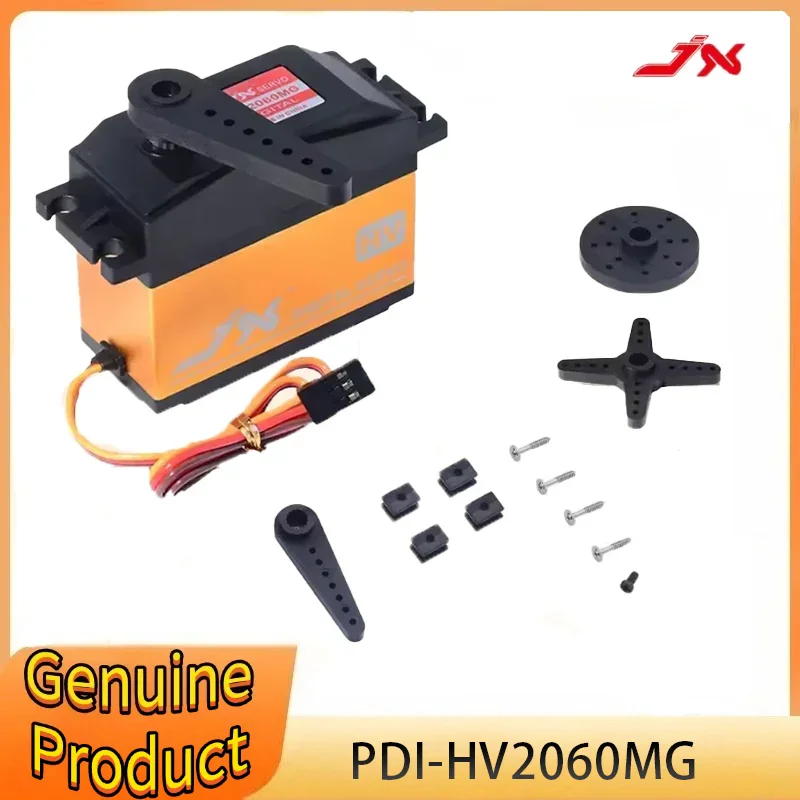 

JX Rc Servo PDI-HV2060MG 60KG High Torque 180/360 Digital Servo for RC Model Helicopter Parts 1/5 Rc Car Helicopter