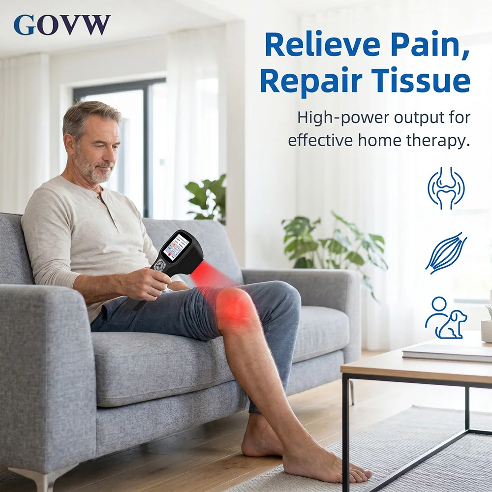 Portable LLLT Cold Red Infrared Laser Physiotherapy Equipment Non-invasive Pain Relief Tool for Body Joint Arthritis Swelling
