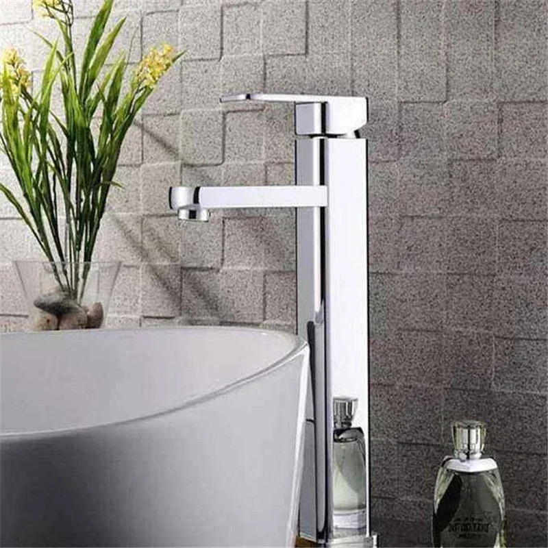 Stainless Steel Basin Faucets Single Hole Bathroom Faucet Single Handle Mixing Tap Toilet Hot and Cold Countertop Mixer Tap