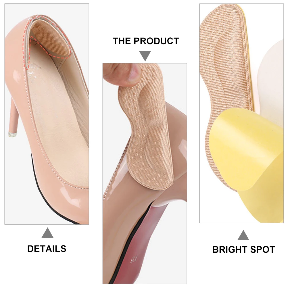 

High Elastic Sponge Heel Pads Stickers Comfortable Breathable Self Adhesive Back Liners Foot Care Tools Heel Protectors