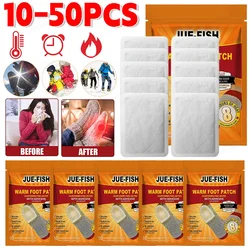 Disposable Hand Warmer Winter Warm Paste Stick Heat Patches Long Lasting Foot Warmer Self-heating Hand Warmer Body Warmer