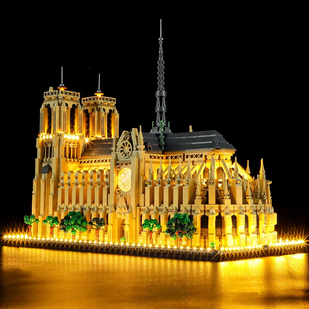 Notre-dame De Paris Kit modello architettonico 21061 Set di blocchi da collezione per adulti Idea regalo per gli amanti della storia