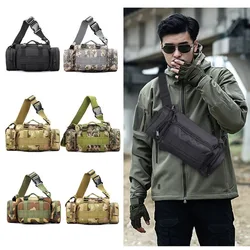 High Quality 600D Nylon Tactical Backpack Waist Pack Cross-body Shoulder Sling Bag for Hiking Outdoor Climbing Fishing Camping