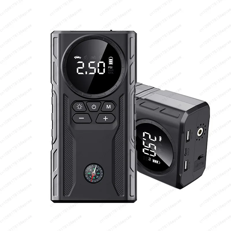 

Автомобильный блок питания для аварийного запуска, универсальная машина с воздушным насосом 12 В, наружный источник питания, блок питания, большая емкость