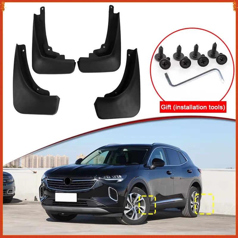 

Стайлинг автомобиля ABS автомобильные брызговики брызговики переднее и заднее крыло автоаксессуар для Buick Envision 2021 2022 2023