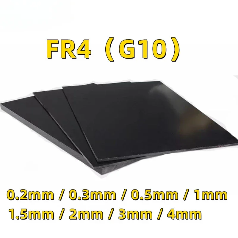 Antistatic Black Glassfibre Template Board Sheet G10 Epoxy Glass Fiber Fr4 Fibreglass Plate 3d Printer Removable Platform