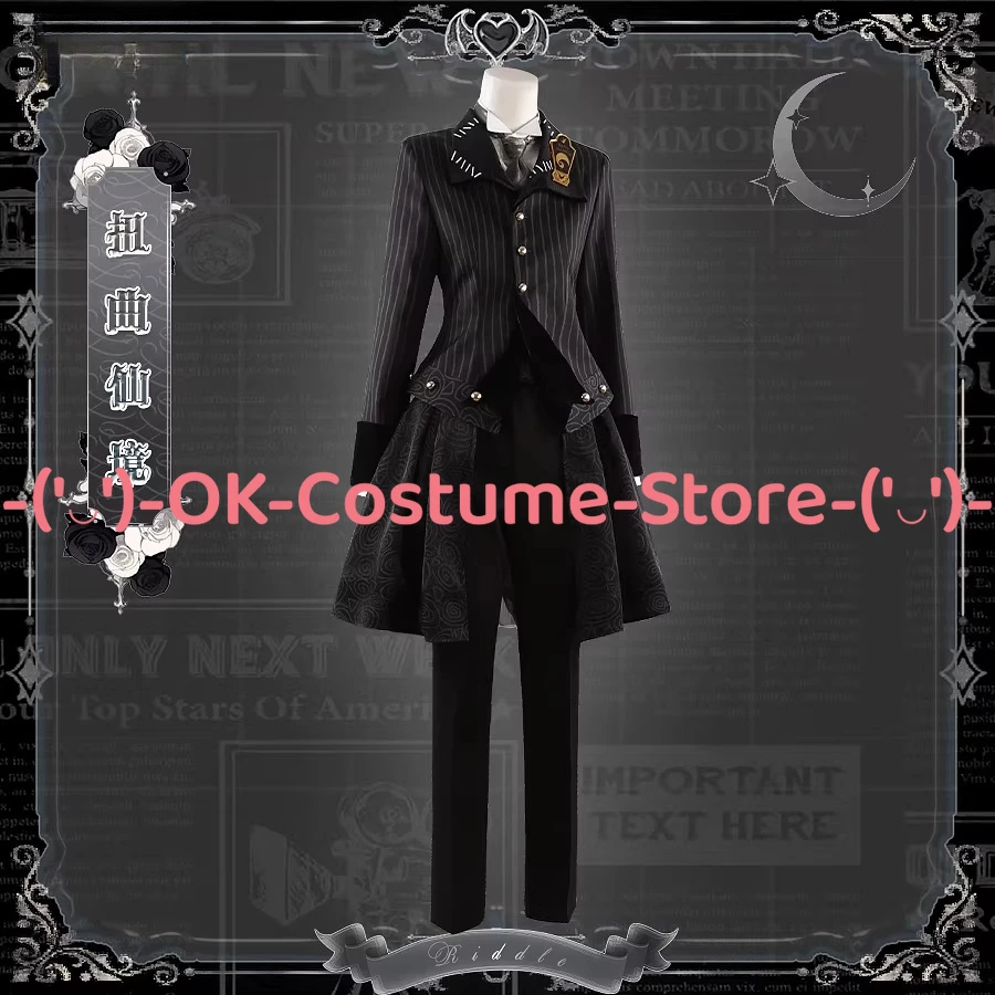 [Customized Size] Twisted Wonderland 2024 Halloween Riddle Rosehearts Cosplay Costume Event Outfit Carnival Party Uniform Suit view 2