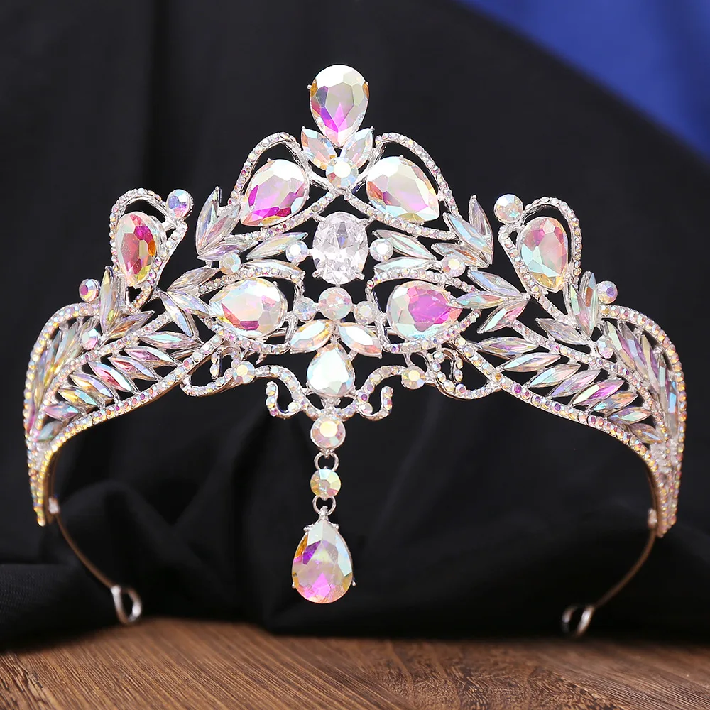 

Luxury Wedding Crown for Bride Tiaras Rhinestone Hair Jewelry Gifts Crystal Hair Accessories Women Headband Bridal Headwear