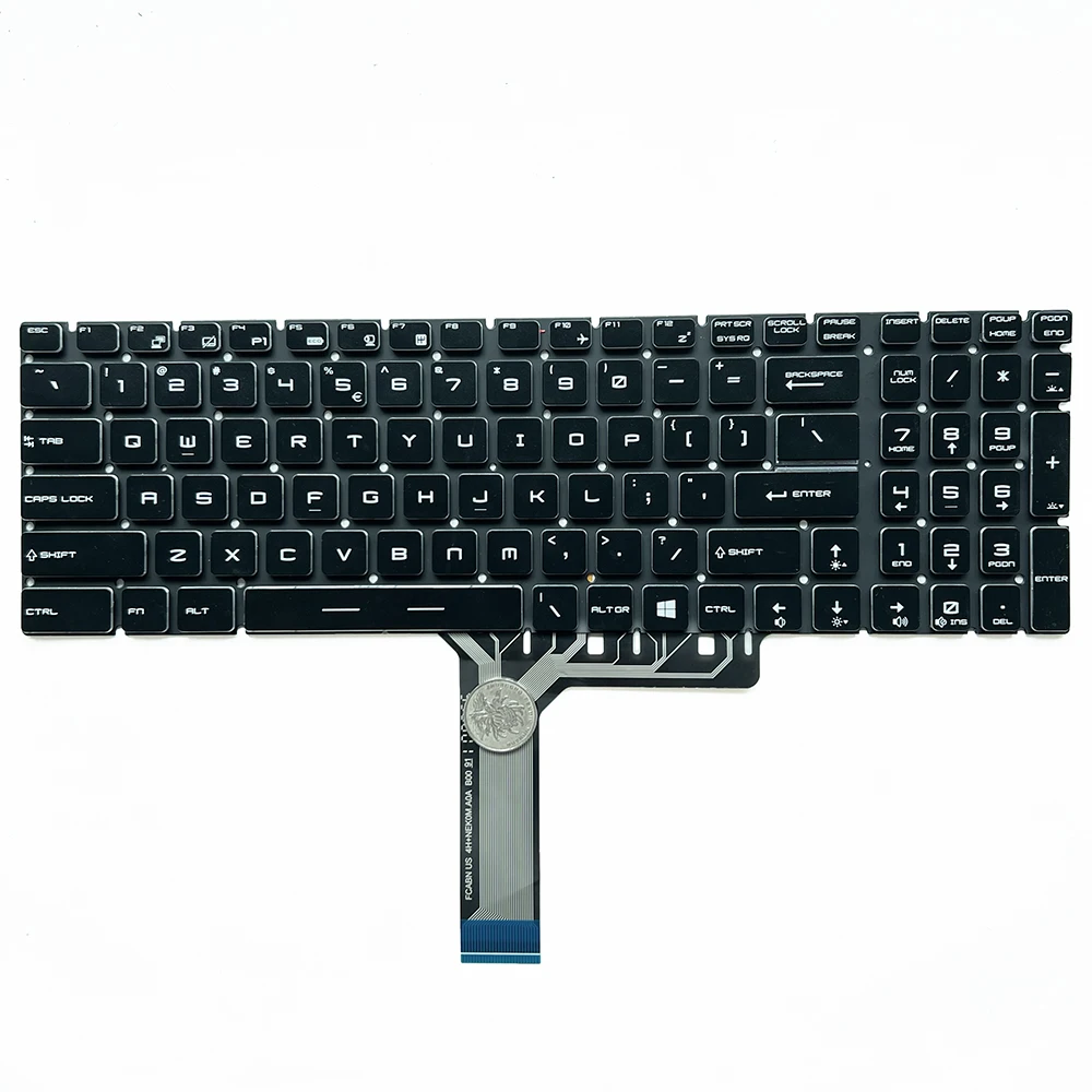 MS-17G3 US/Russian RGB Backlit Keyboard for MSI Creator 17M A9 A9SD A9SE A10 A10SD A10SE,17 A10 A10SFS A10SGS A10SD A10SE A10SF