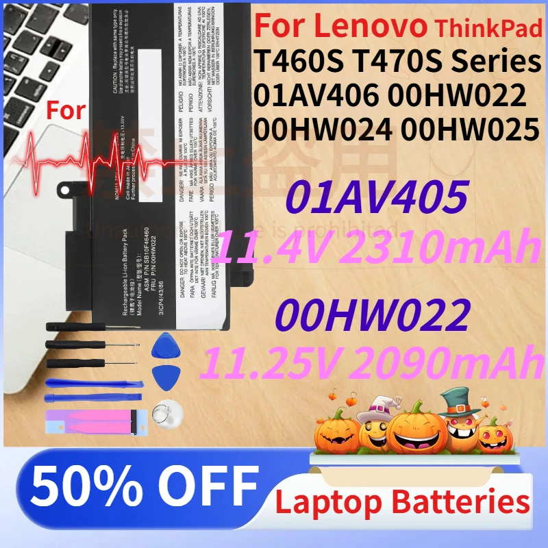 2310mAh 01AV405 Battery for Lenovo ThinkPad T460S T470S Series 01AV406 00HW022 00HW024 00HW025 00HW038 SB10J79002 SB10K97605