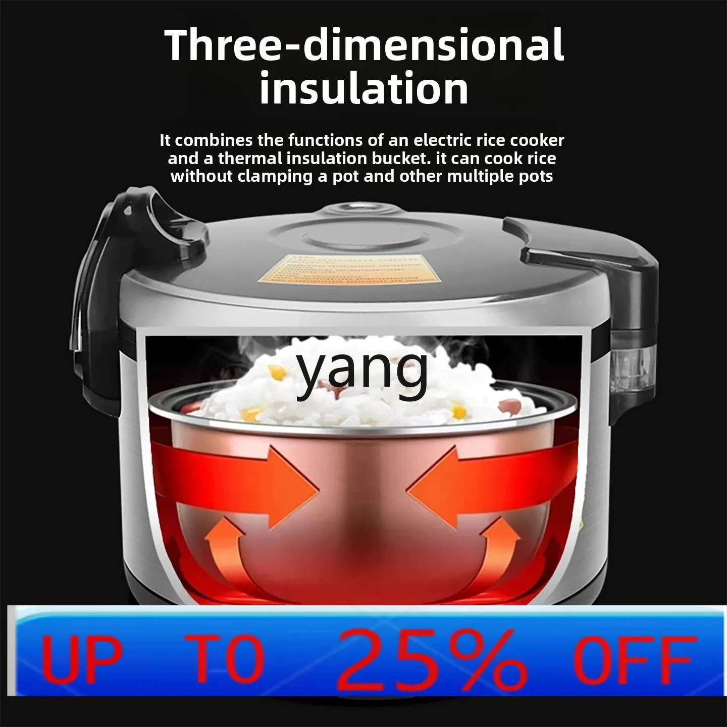 

LH commercial large capacity canteen hotel 10 liters 20-30-50 rice cooker