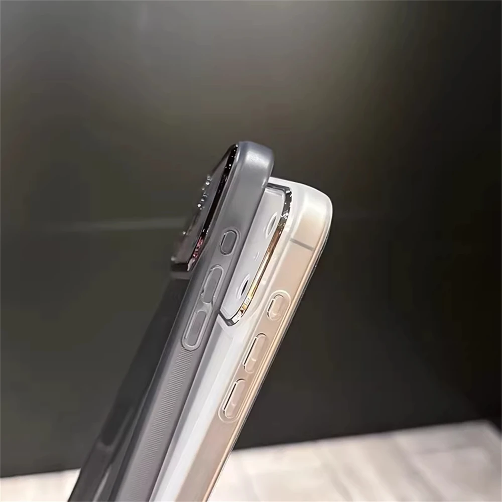 Kameraschutz Transparente Weiche Hülle für iPhone 18 17 Pro Max Air 16 15 14 Plus 13 12 Mini 11 Klare Stoßfeste Silikonhülle – Detail 3