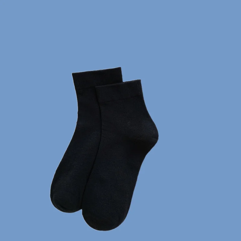 

2/5 Pairs New Fashion Summer Solid Color Boneless Short Tube Confinement Socks Mid-tube White Pure Cotton Women's Socks