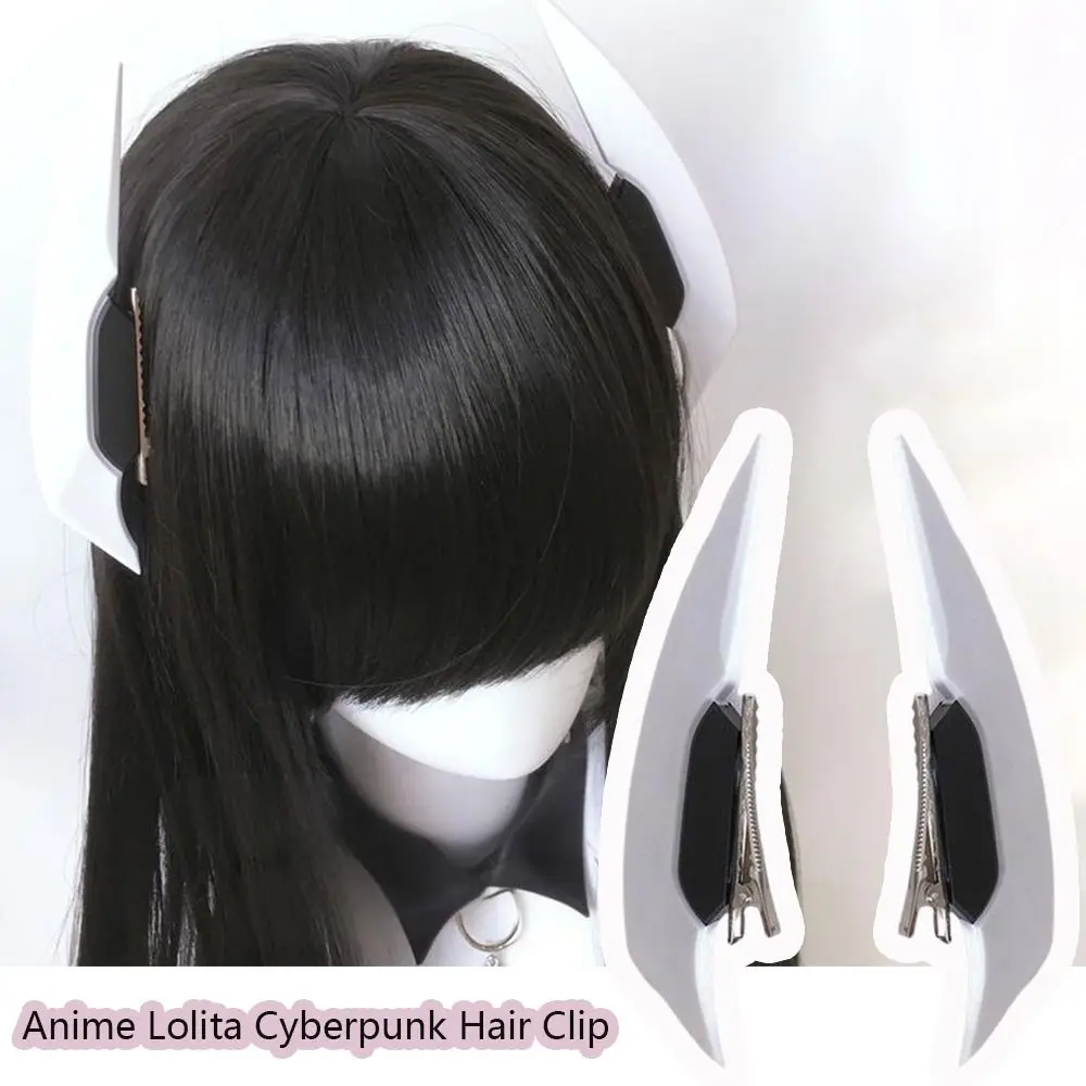 

Future Machinery Style Hair Clip Anime Inspired Anime Lolita Fashion Headwear Devil Design Mechanical Hairpin Cosplay Props