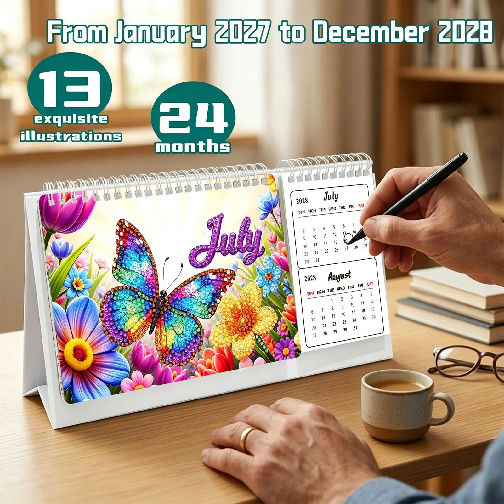 rhinestone-painting-desk-calendar-pen-included-crafting-relaxing-ornament-gem-art-painting-tabletop-calendar-kit-for-home-room