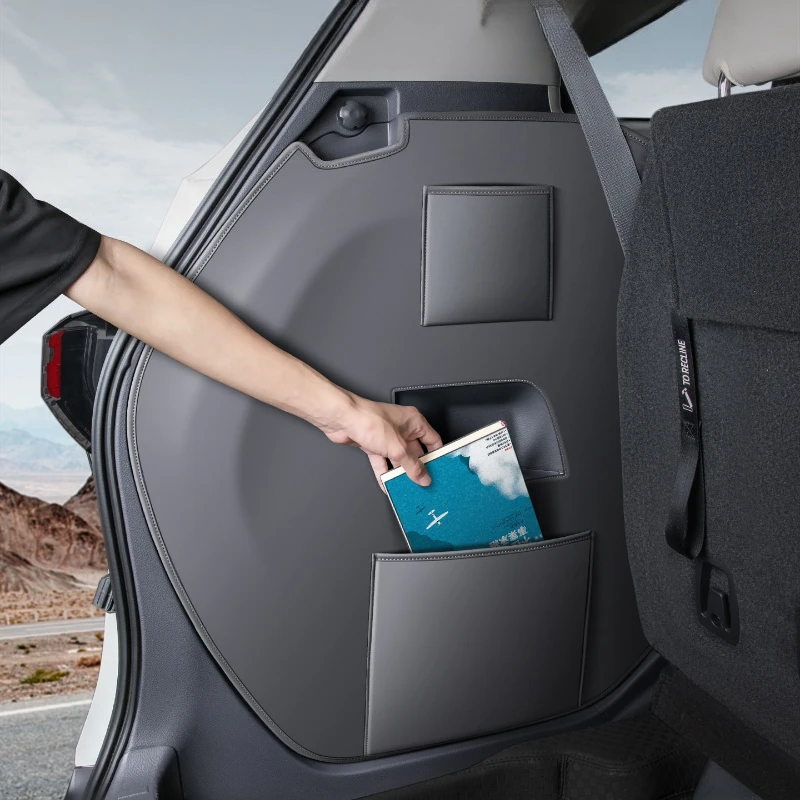 

Для Toyota Sienna/Granvia: Кожаная защитная накладка на боковую панель багажника - самоклеящаяся (3M), защита от царапин, без инструментов, элементы отделки салона