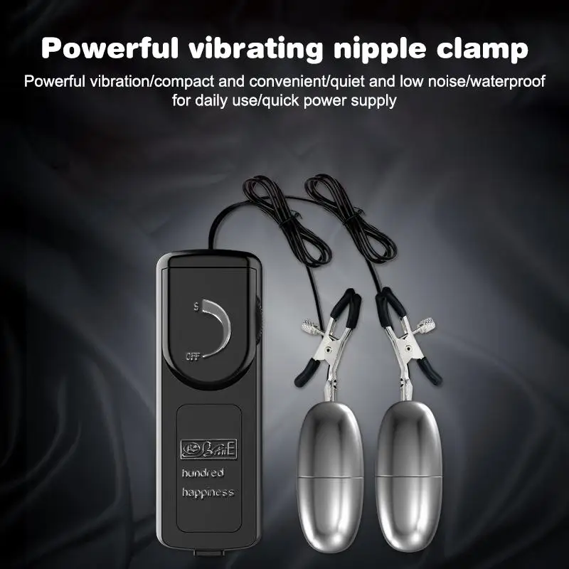【AD】Portable Vibrating Bullet Clitoris Nipple Clamp Wired Control Jumping Egg Women G Spot Stimulate Vibrator Adults Sex Toys view 3