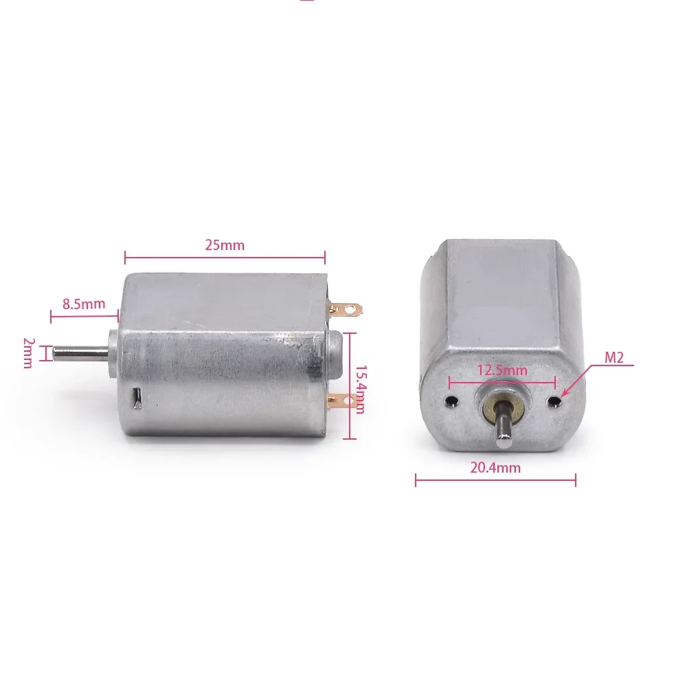 Micro FF-130SH Metal Brush Motor DC 3V 3.7V 5V 6V 16000RPM high speed Silent engine Mini 130 Motor for Household Appliances