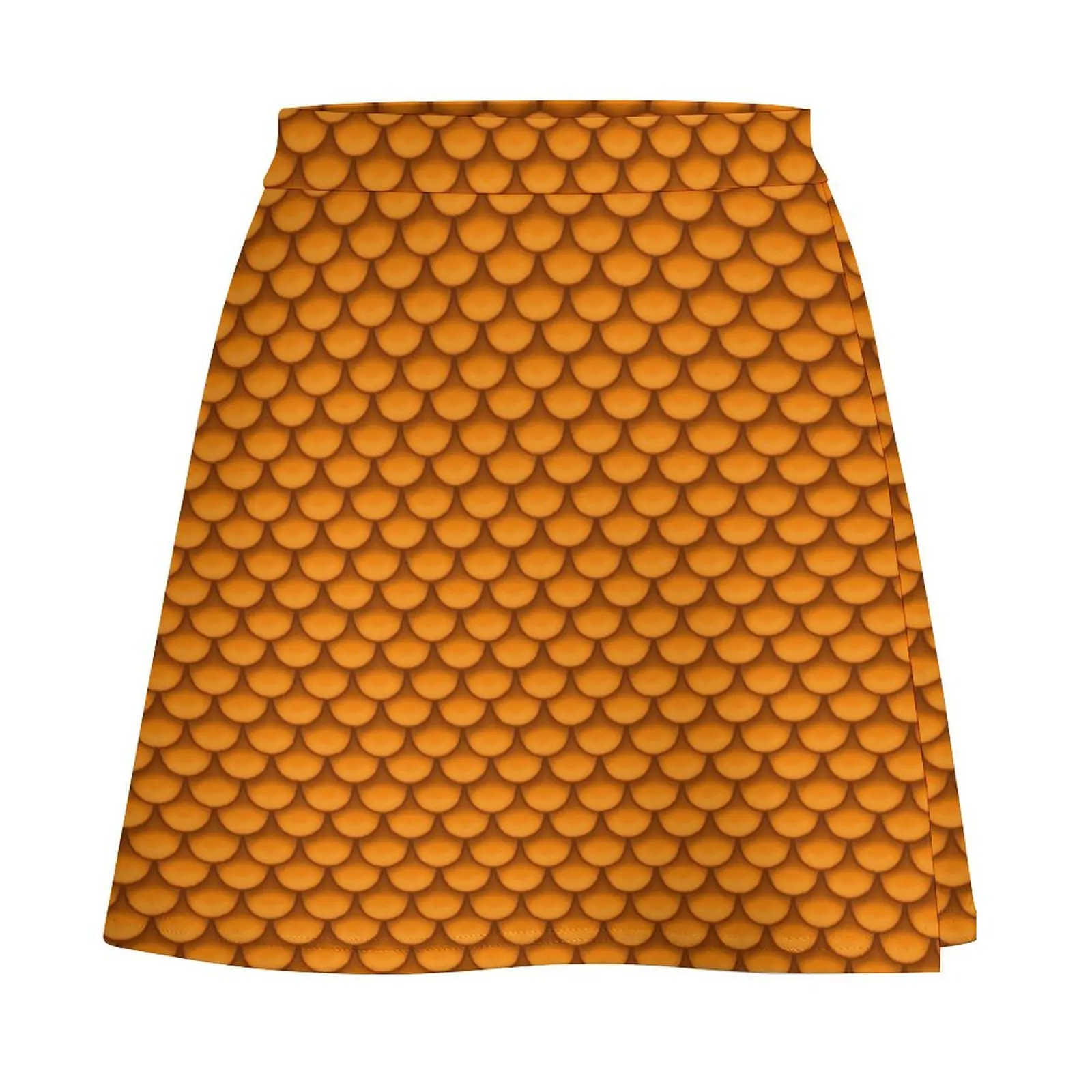 Goldfish Mini Skirt Woman skirt Skirt satin