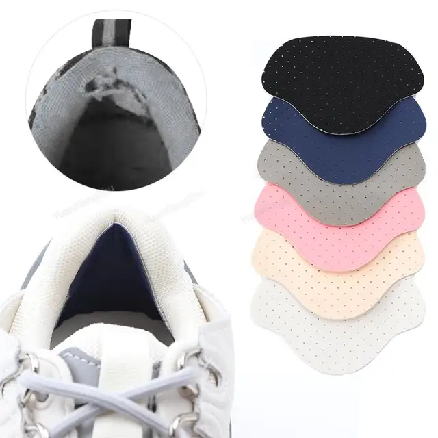 1 para naszywek na buty sportowe oddychające wkładki do butów naszywka trampki ochraniacz na pięty naszywka samoprzylepna naprawa butów pięta produkt do pielęgnacji stóp