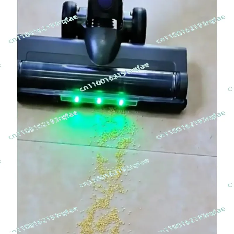 Household strong vacuum, portable pole type  Wireless vacuum cleaner green light shows dust, large suction, light sound