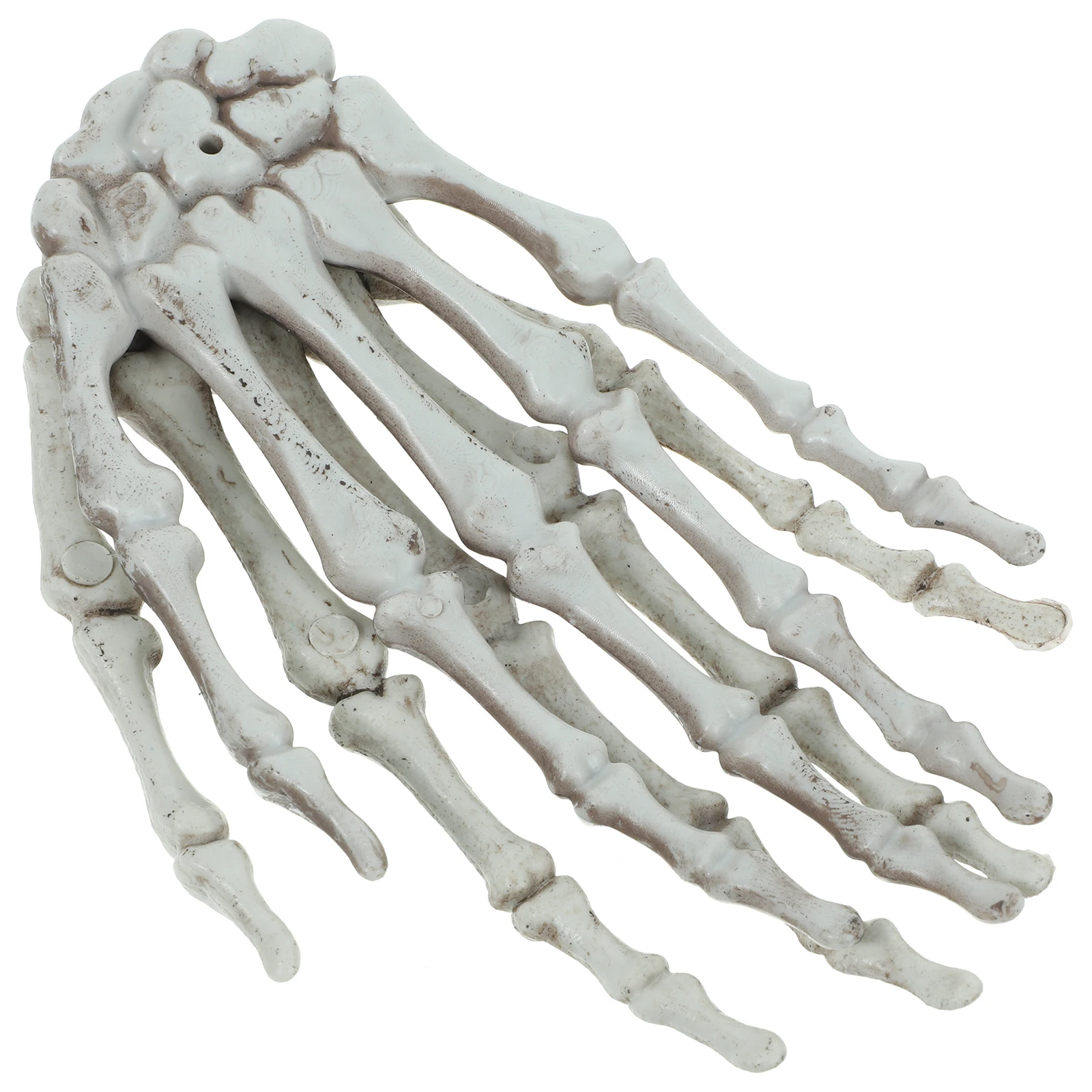 

2pcs Halloween Hands Realistic Plastic Ghost Props For Haunted Decor Party Scary Supplies Reusable Creepy Hand