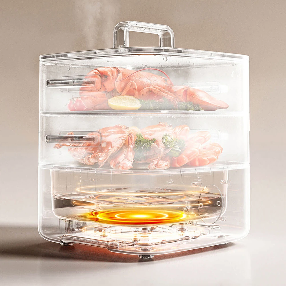 2024 XIAOMI MIJIA Multi-Function Electric Steamers S1 13L Pressure Multicooker Steamer Food Warmer 1500W 304 Stainless Steel