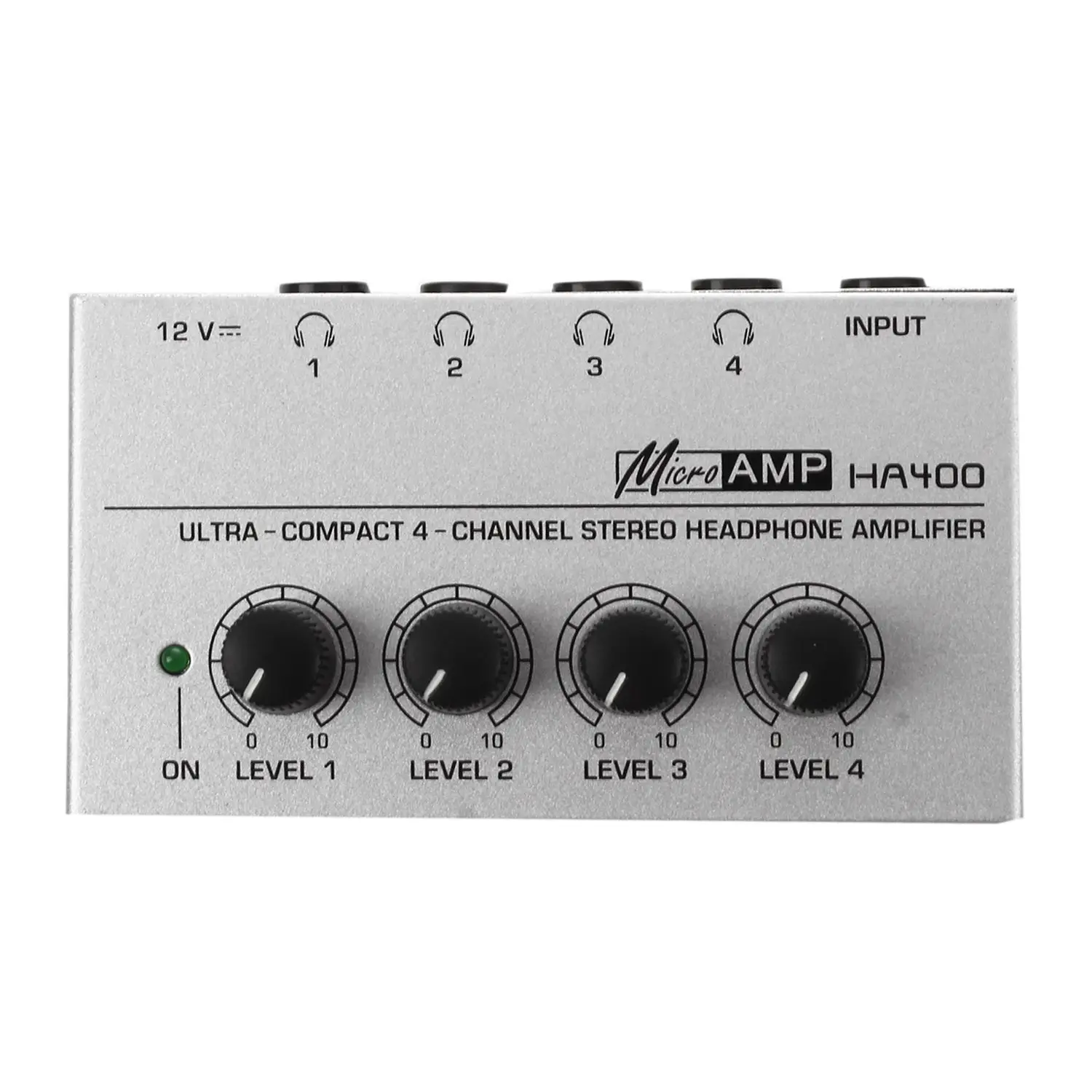 AT42 HA400 4 Channel Ultra-compact Headphone Audio Stereo Amp Microamp Amplifier