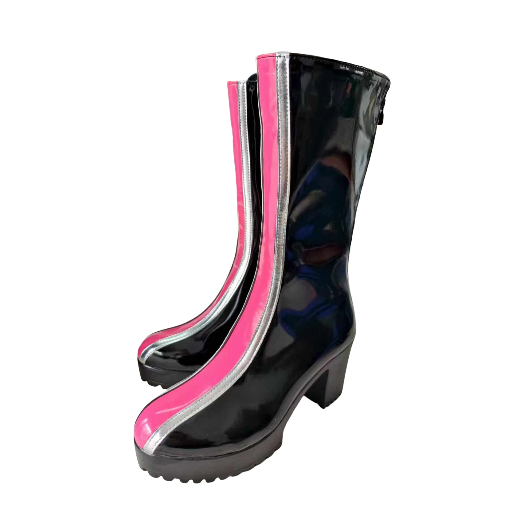 أحذية KPop Demon Hunters التأثيرية رومي أحذية الهالوين كرنفال دعائم الحفلات أحذية مصنوعة من أحذية أطفال رومي