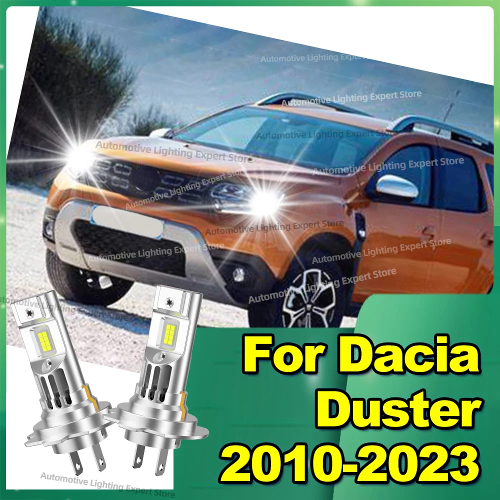 

LED Headlight CANBUS 30000LM Plug And Play Auto Lamp 6000K With Fan For Dacia Duster 2010-2023 2011 2012 2013 2014 2015 2016