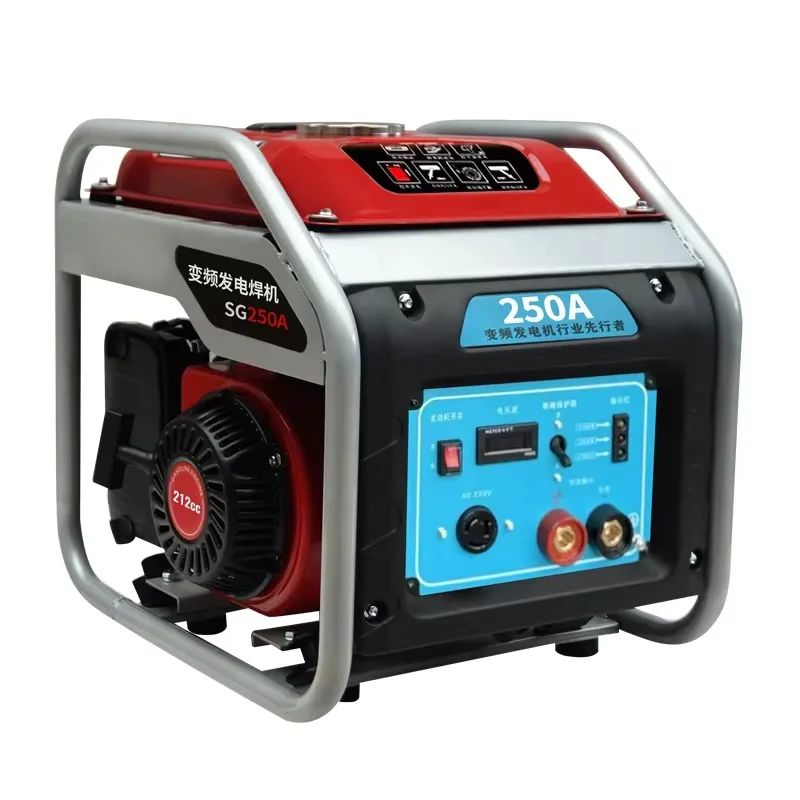 

Hot sale250A Portable Generator Welder Combo Generator Welder Engine Motor Dual-Use Generator and Welding