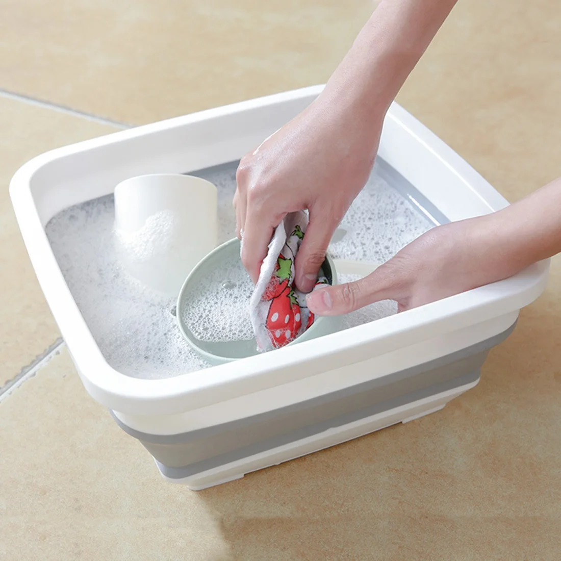 A88M пластиковая раковина портативная складная утолщенная раковина для туризма, уличное складное ведро для рыбалки, кемпинга, ведро для мойки автомобиля A