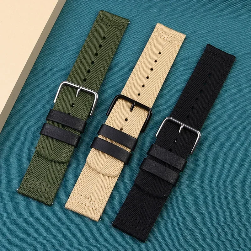 Per Casio PROTREK PRW-6600 PRG-600 / 650 serie NATO nylon traspirante cinturino per orologio Accessori cinturino per orologio da alpinismo 24mm