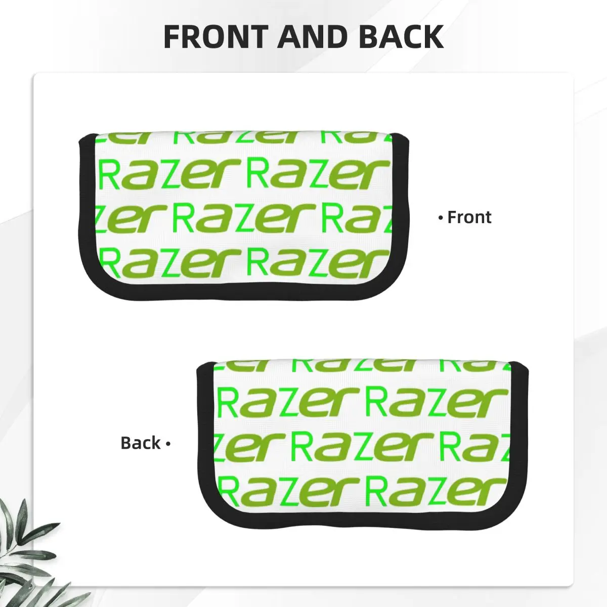 Acer And Razer Combined (RaZer) Pencil Case for Kids Gifts Pen Box Pencil Bag Stationery Supplies Pen Holder Bag