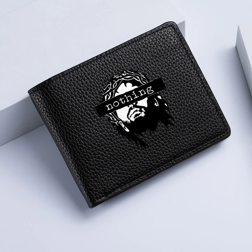Mini-Geldbörse aus PU-Leder mit einzigartigem und stilvollem, neuartigem Musterdruck. Weiche Leder-Clutch mit kleiner Münztasche.