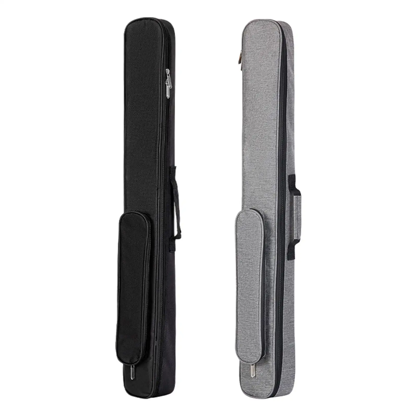 

1/2 Pool Cue Case Organizer Adjustable Shoulder Straps Pool Stick Carrying Case for Club Adults Travel Enthusiasts Training