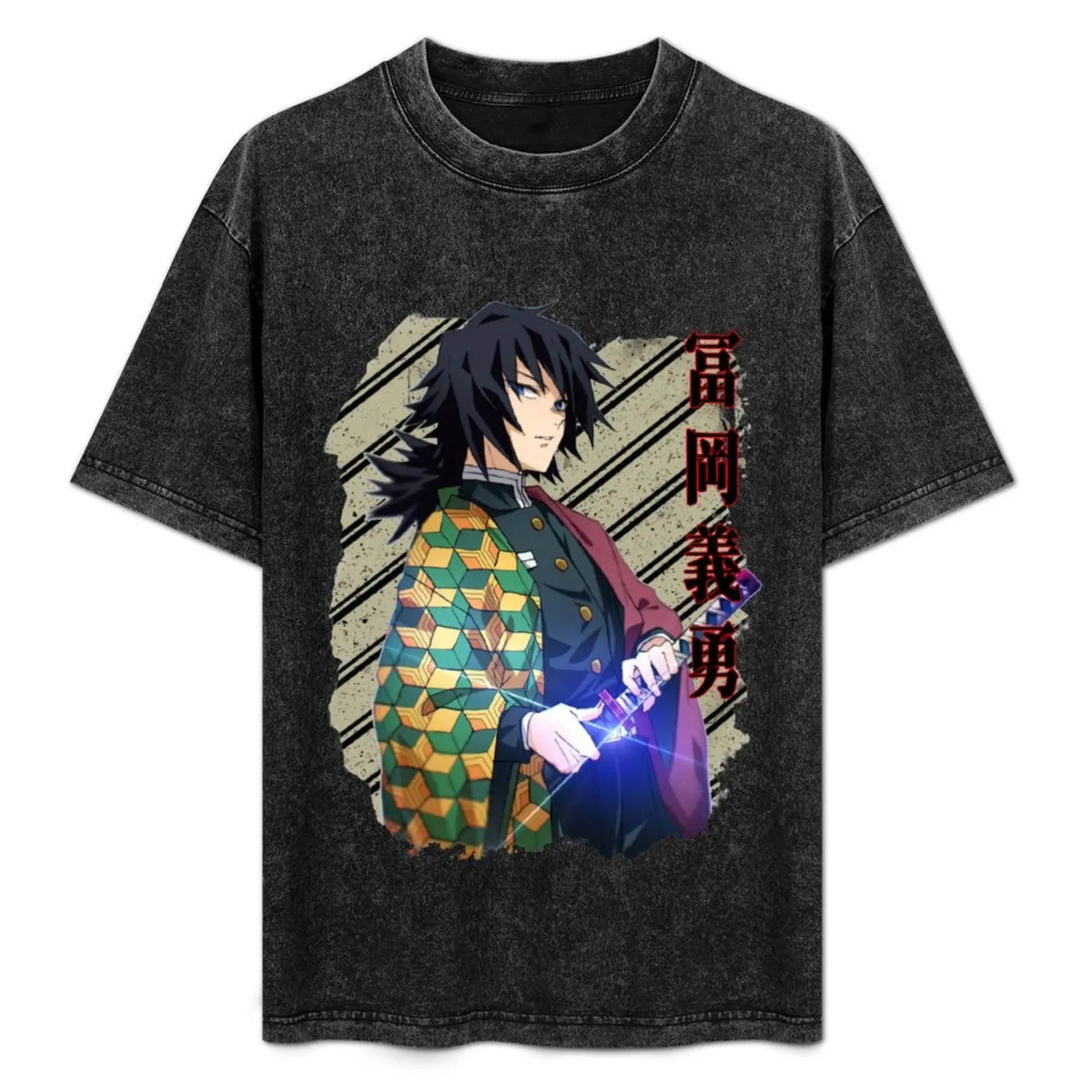 

Футболка Tomioka The Water Pillar, мужские хлопковые футболки, футболка из 100% хлопка