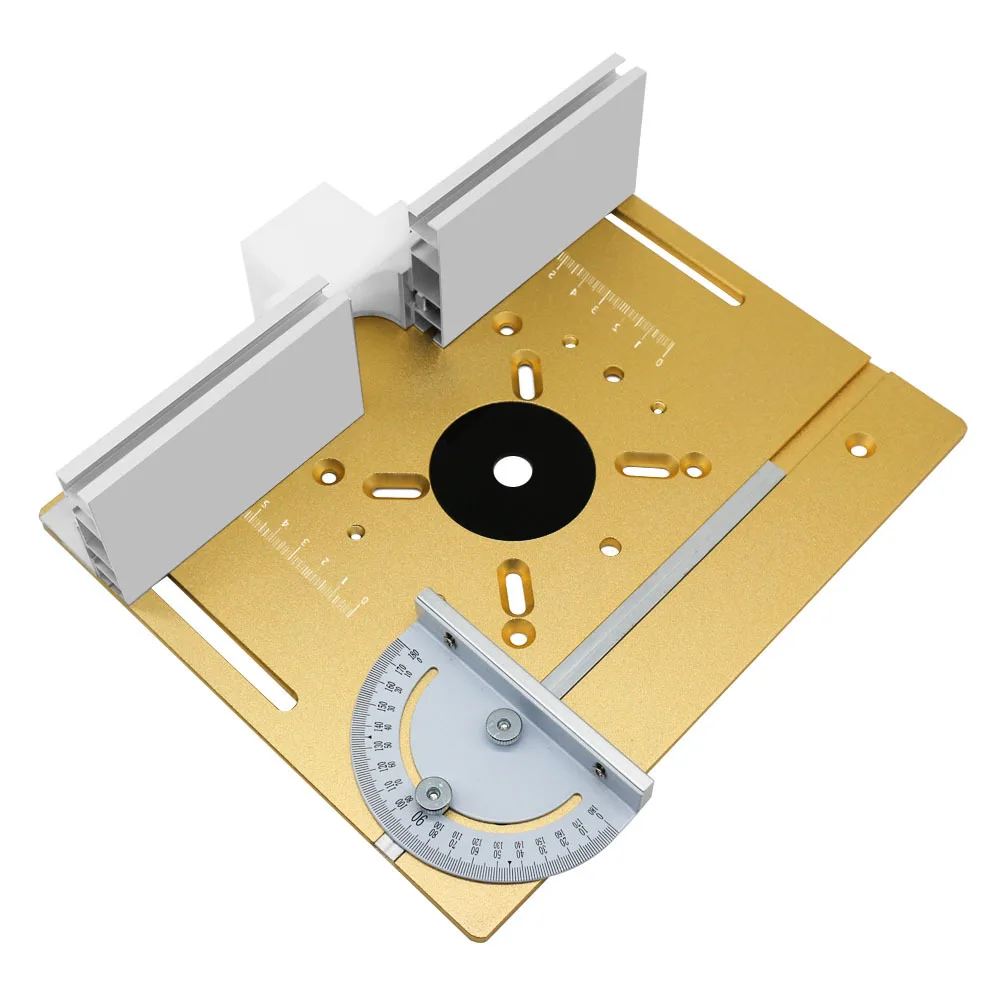 

S8-2 Деревообработка, откидная доска из алюминиевого сплава, бакелитовый фрезерный стол, микростол, панель, подставка, линейка для обрезки