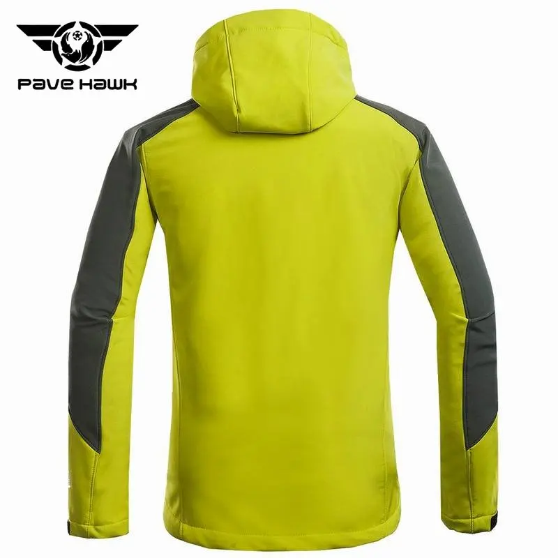 Imagem -05 - Cabolsa Soft Shell Masculino Cabolsa com Capuz Respirável Impermeável à Prova de Vento Velo Polar Quente ao ar Livre Camping Pesca Caminhadas