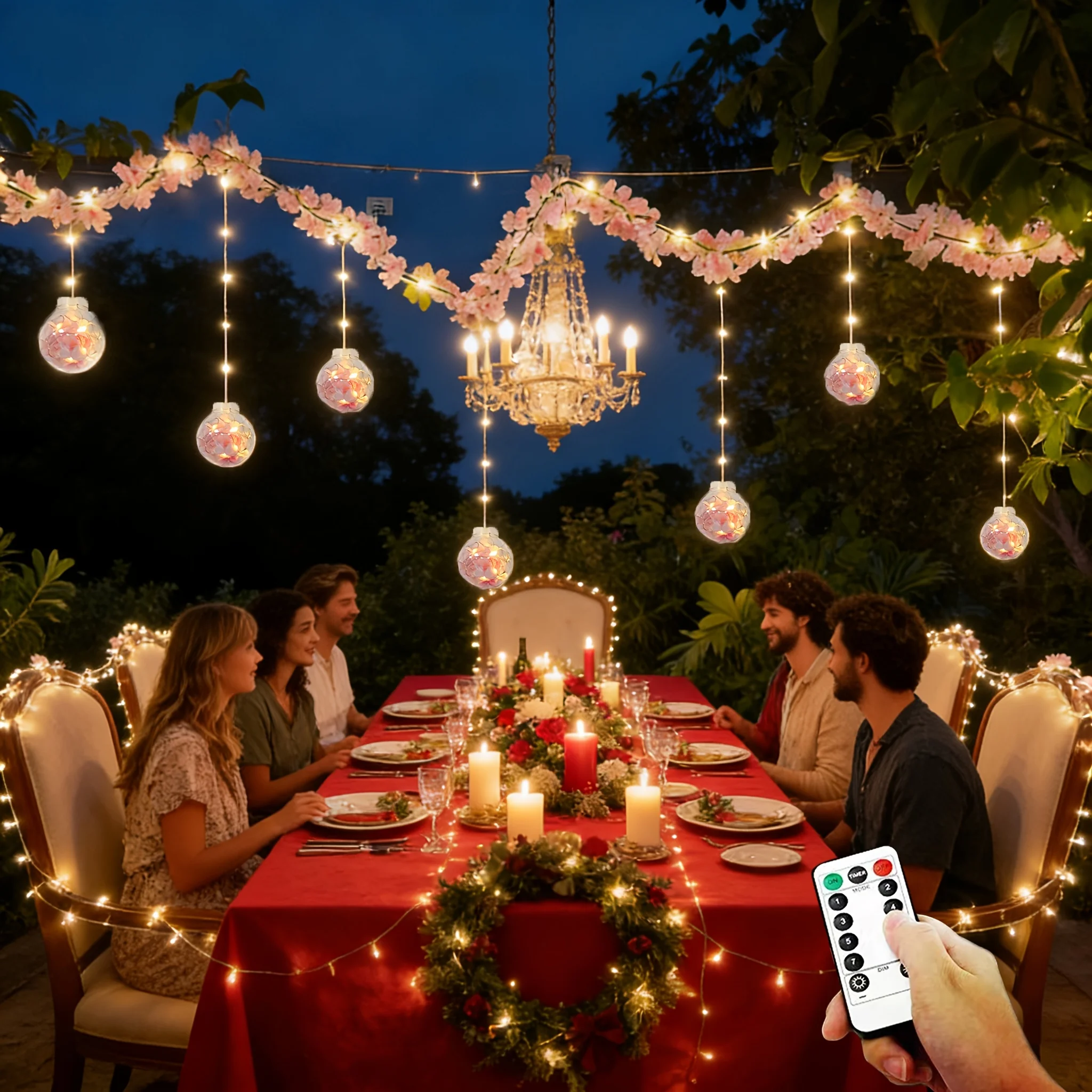 Guirnalda de luces LED de flor - Fairy Lights Bedroom reseña y precio