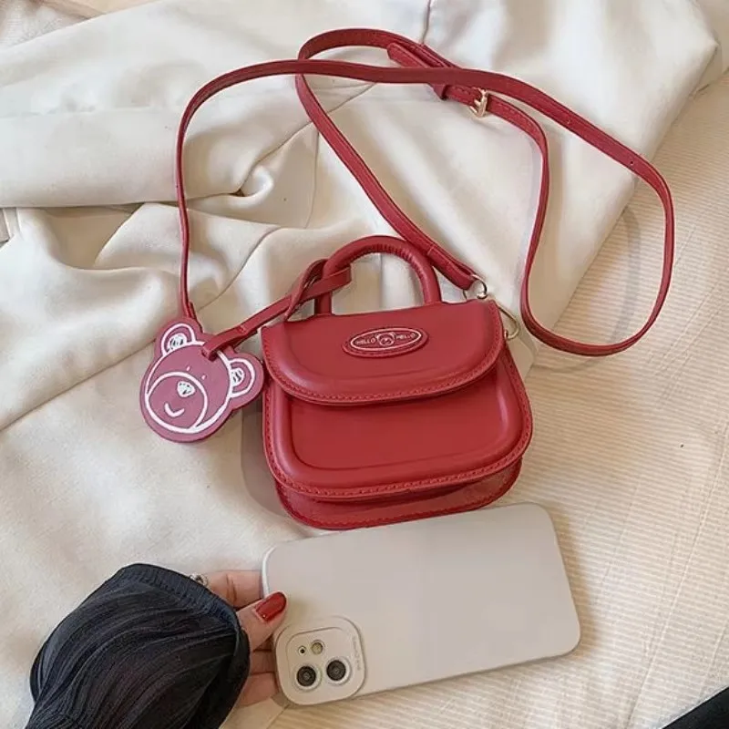 Kids Baby Sweet Crossbody Bag Girls Cute Small Square Purse Handbag Children Mini Shoulder Bag