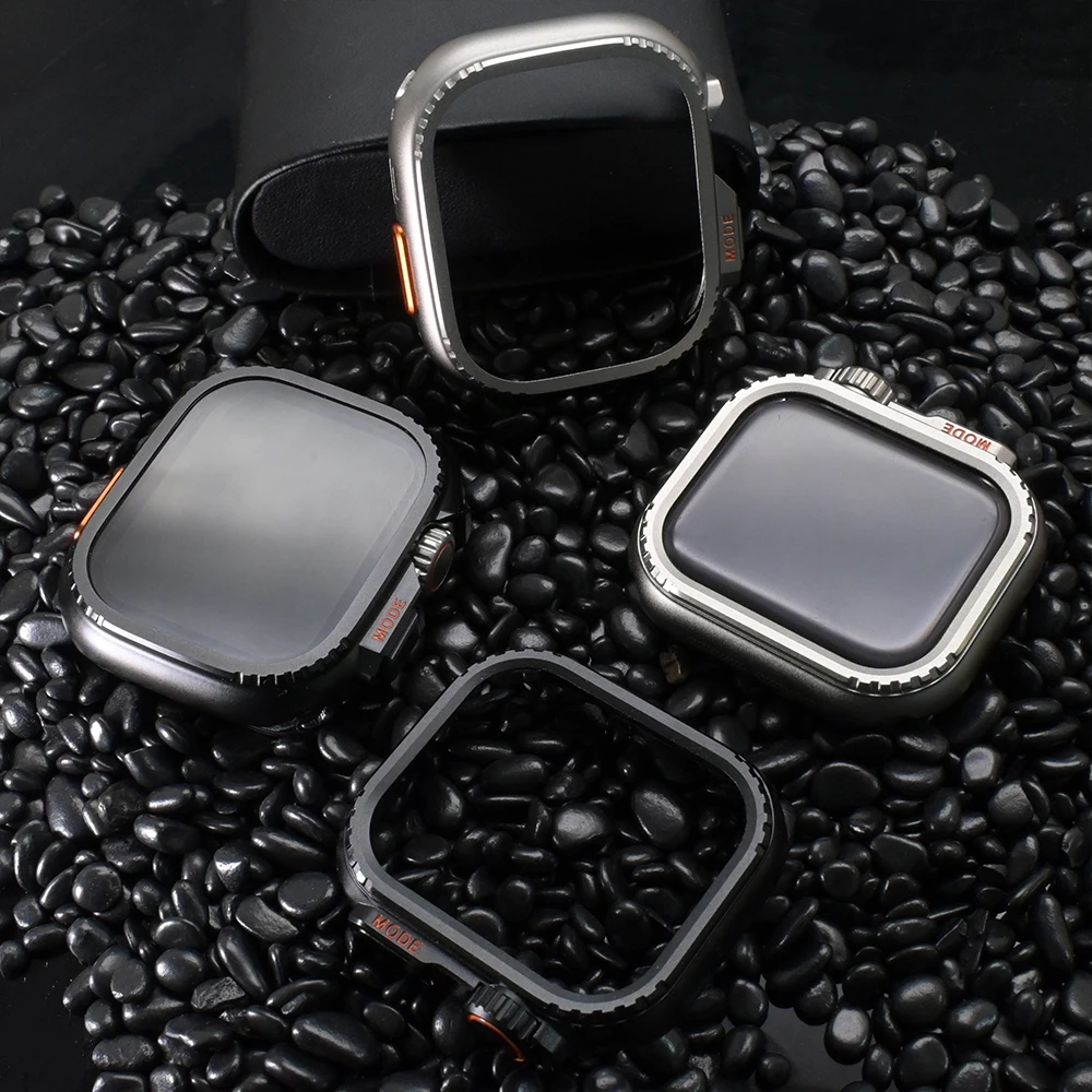 

Luxury Metal Case For Apple Watch Ultra 49mm No Screen Cover For iWatch Series 10 9 8 7 6 5 4 SE 44mm 45mm Protective Accessorie