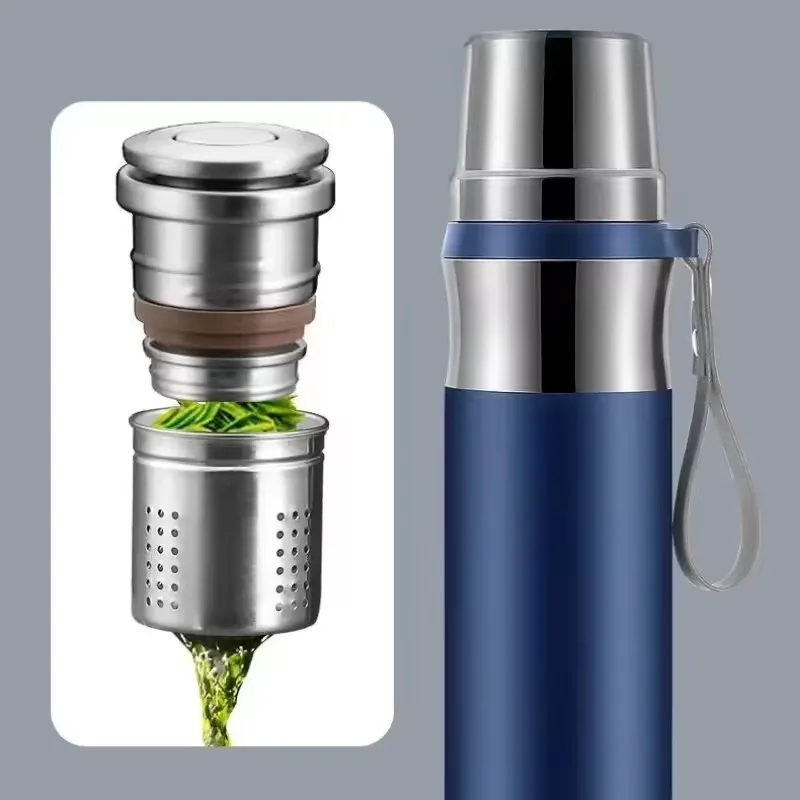 316 Stainless Steel Thermal Water Bottle 500mlL/1000ml Outdoor Travel Coffee Mugs Thermal Vaccum Water Bottle Thermal Mug