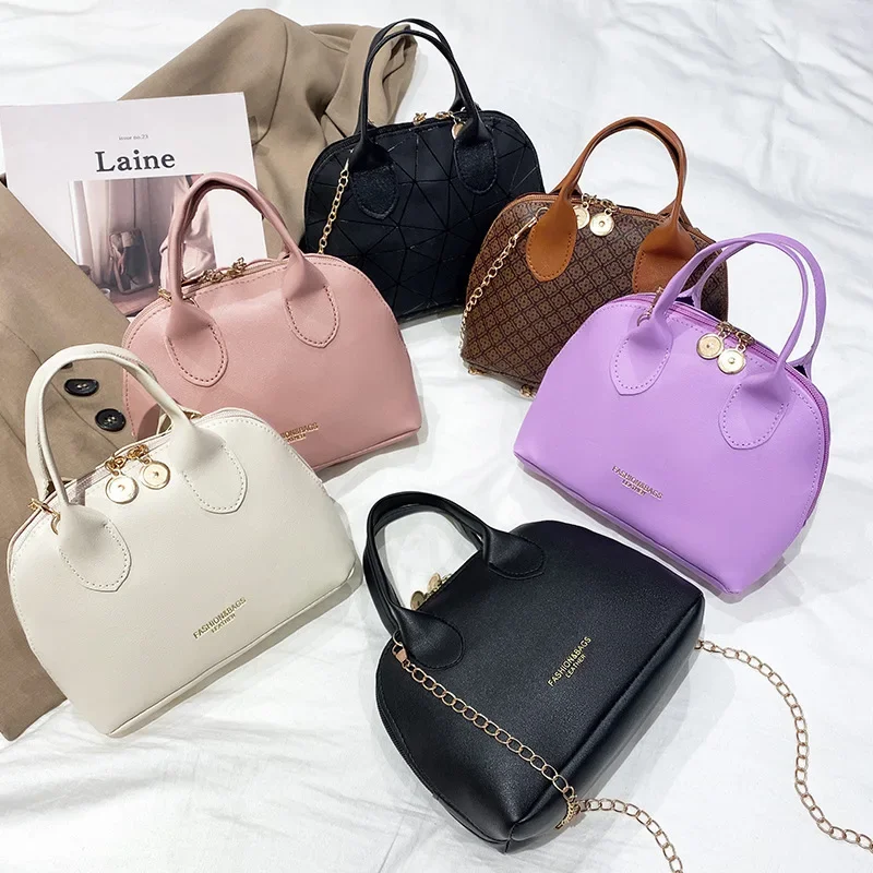 Women's Bag New Fashion Shoulder Bag Gold Plated Handbag Elegant Temperament Crossbody Bag Small Bag