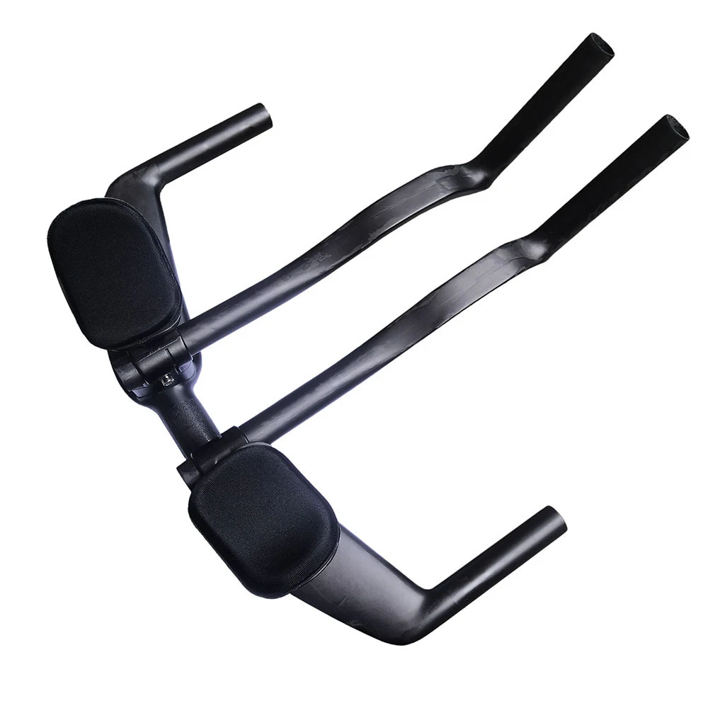 Road Bicycle Carbon Fiber Bicycle Rest TT Handlebar Clip on Aero Bars Handlebar Extension Triathlon Aerobars Bikes Cycling Parts