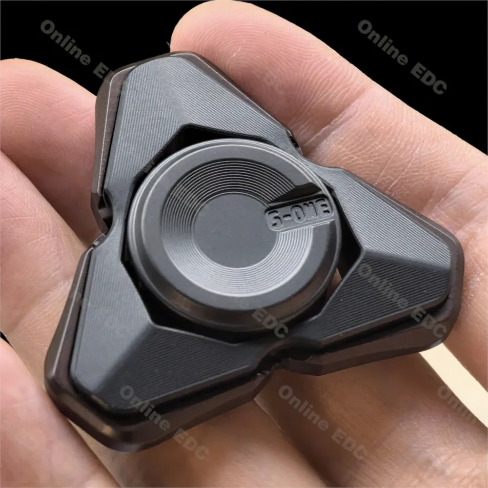 Juguetes EDC usados S ONE QS Fidget Spinner diapasón de tres hojas juguetes Fidget para adultos juguete para aliviar el estrés Gyro
