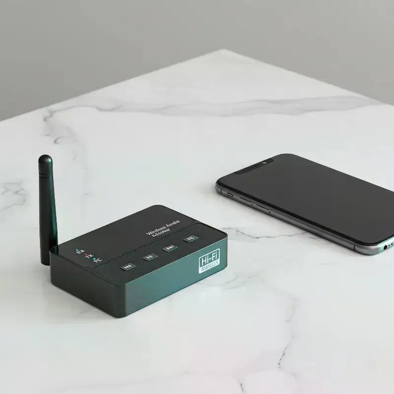 Bluetooth 6 Wireless Audio Transmitter Receiver HiFi Sound: 1Pcs 20M Signal Car Home TV Speaker Audio Systems