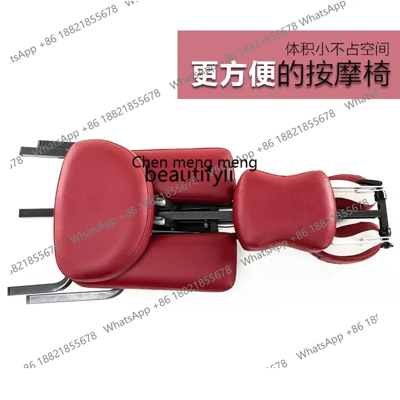 S7486 ss Poltrona per tatuaggi Poltrona per massaggio pieghevole per assistenza sanitaria Poltrona per raschiare il massaggio portatile Lettino per il viso